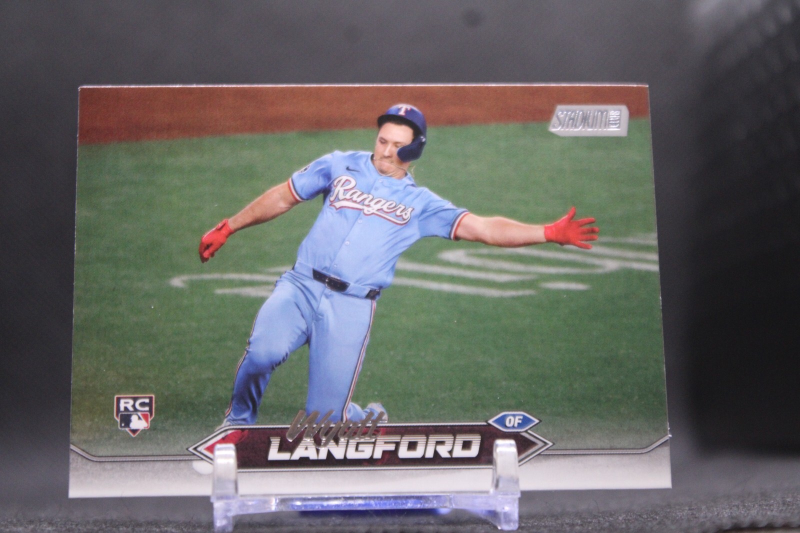 Wyatt Langford 2024 Topps Stadium Club #30 Texas Rangers RC
