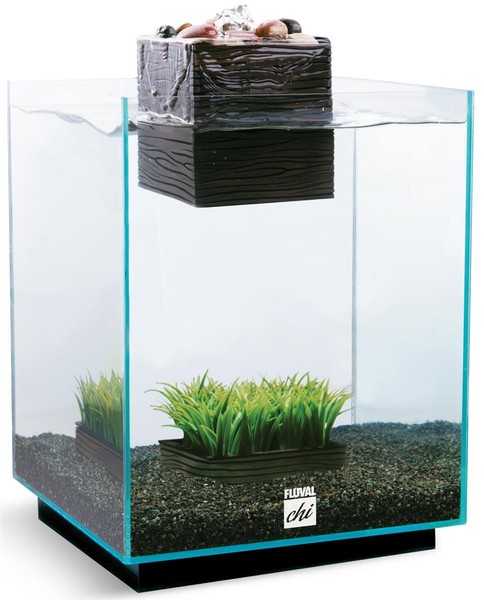 Fluval Chi Ii 10505 Aquarium-Set Nanoaquarium 19 Liter Neu Mit Filter Und Led-image