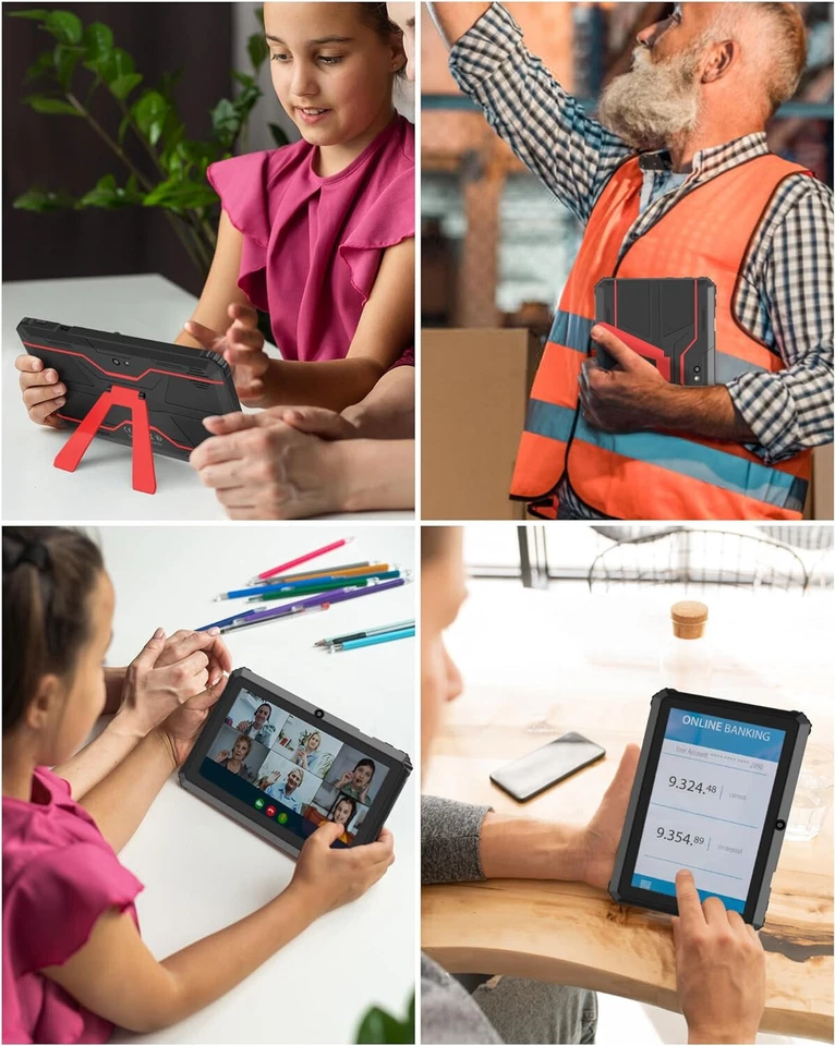 Kinder Tablet 7 ZOLL Touchscreen Display Bluetooth Wlan Wifi Kamera Spiele X75 - Bild 2 von 4