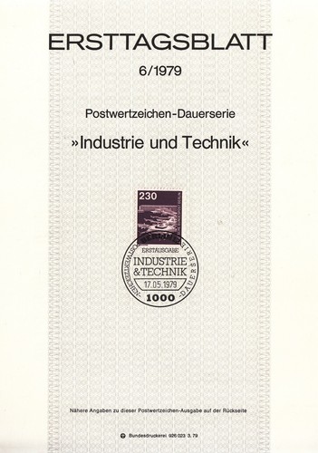 ERSTTAGSBLATT B 1979/06 "INDUSTRIE UND TECHNIK" BERLIN | eBay.de