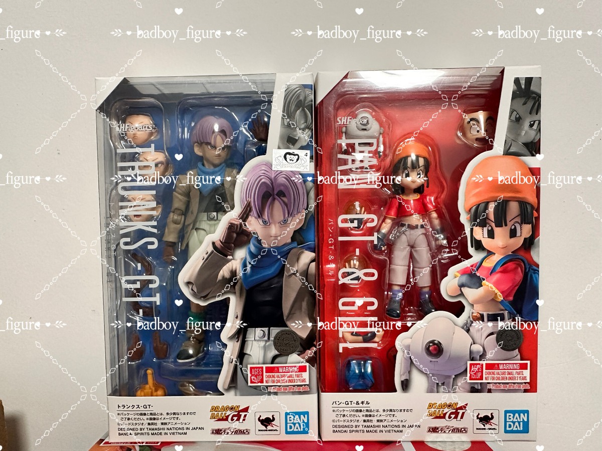 Bandai S.H. Figuarts Dragon Ball GT Trunks & Pan & Gill Set of 2 