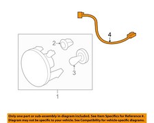 GM OEM Foglight Fog Driving Light Lamp-Harness 15789984
