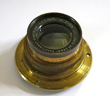 OBJECTIF J ZION,objectif ancien 195 mm, objectif J Zion, chambre photographique 