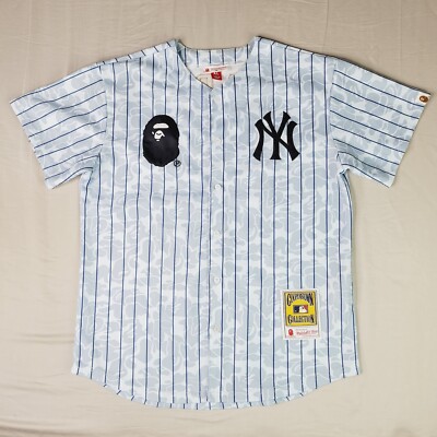 Yankees Jersey Bape Jersey Baseball Bape Mitchell Ness NY Yankees