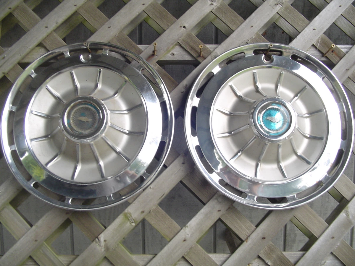 1962 impala ss on sale hubcaps
