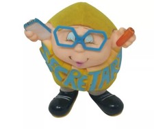 Vintage Rare Secretary Plush Rubber Face Made In Korea