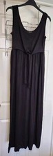 Womens Maternity size 8 Blooming Marvellous Dress Black long see notes