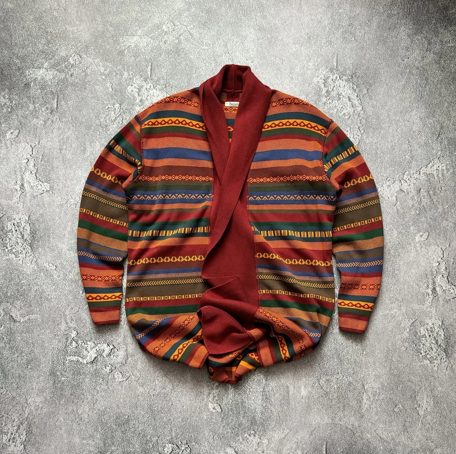 Deerberg All Printed Cape Poncho cardigan sweater knitwear Ivko Oleana Gudrun