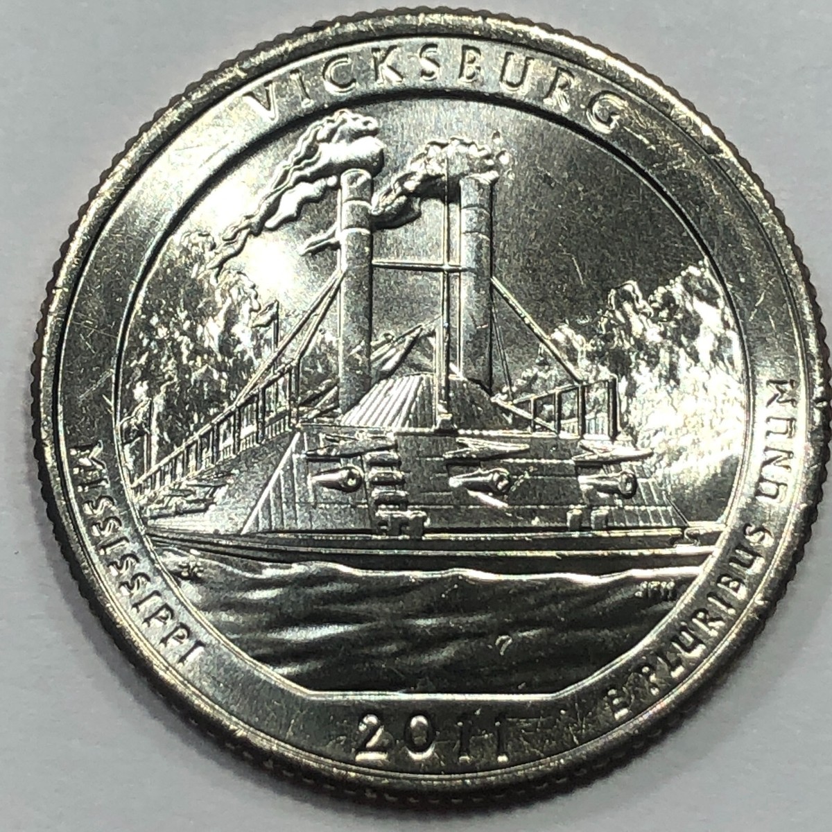 米国◆◆2011-D ワシントン (PA) クォーター硬貨100枚バッグ◆◆ 2011 D - Vicksburg National Park ATB Quarter Dollar Coin | eBay