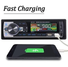 Autoradio Stereo Macchina Telecomando Volante Collegamento Telefono AUX SD