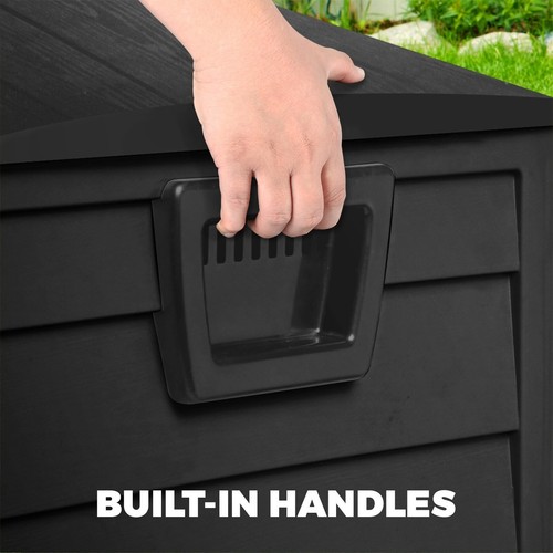 Livsip Outdoor Storage Box 290L Container Garden Chest Deck Tool Toy Lockable - Picture 7 of 10
