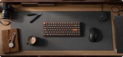 Keychron K3 Max Wireless Mechanical Keyboard All-Wood Special Edition (Red Pom)