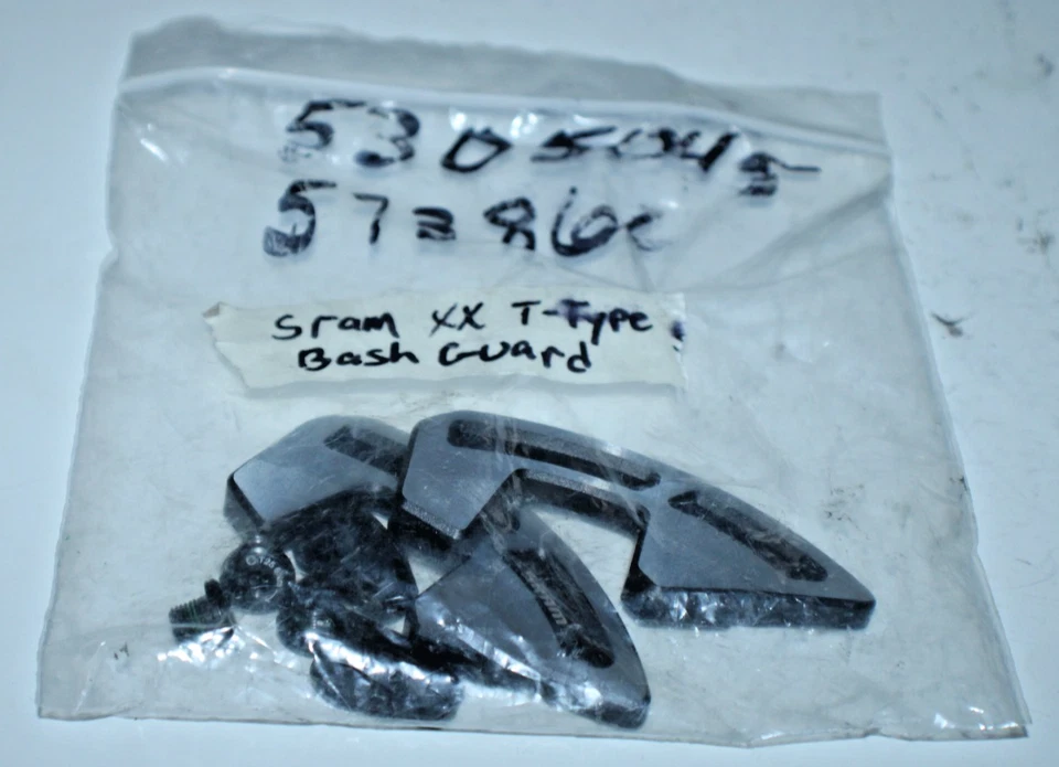 SRAM XX Eagle T 型曲柄组冲击 Bash Guard 32T 银色/黑色 美国快速发货 — 第 2/4 张图片