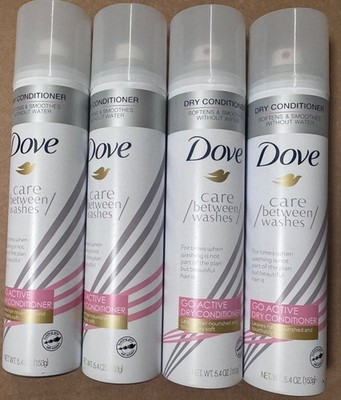 Dove Care Between Washes Go Active Dry Conditioner 5.4 oz ( 4 pcs )