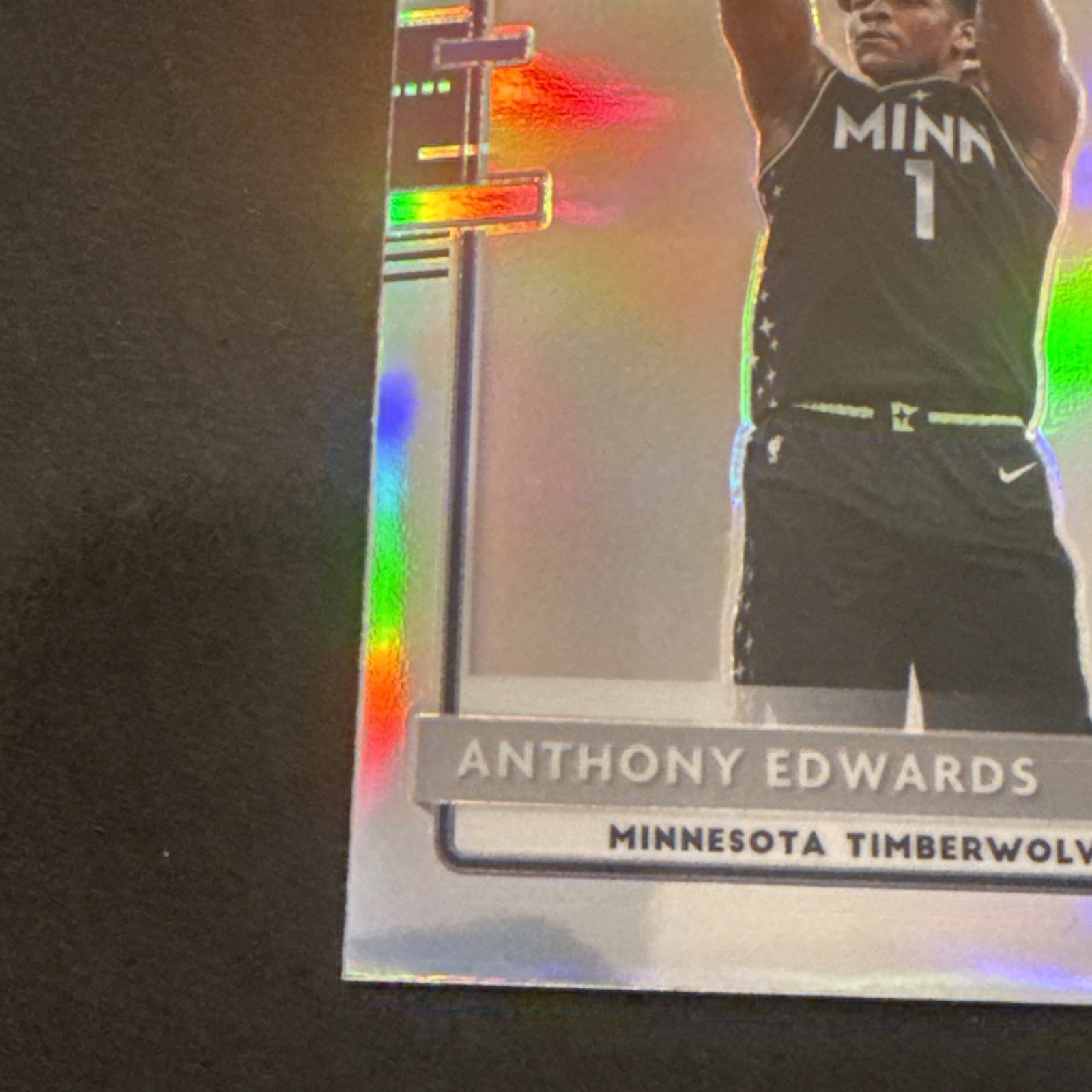 2020-21 Panini Donruss Optic Rated Rookie Anthony Edwards #151 Holo Prizm (RC) view 6
