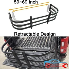 Truck Bed Extender For Ford Aluminum Retractable Tailgate Extension 59"-69"