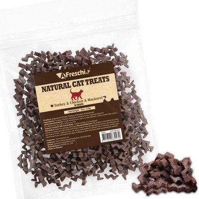 A Freschi srl Healthy Cats Treats, Snacks for Indoor Cats, Omega 3 for Skin and 