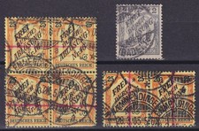 77151) DR Dienst Mi.-Nr. 9 und 14 Paar + Viererblock gestempelt 520,00 &euro;