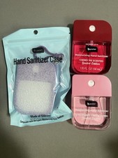 Limited Edition b-pure Sanitizer Tik Tok Cherry Strawberry Purple Glitter Case