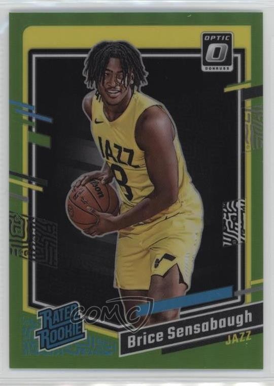2023 Donruss Optic Rated Rookie Lime Green Prizm /149 Brice Sensabaugh #209 1c42