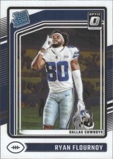 Ryan Flournoy Rookie RC 2024 Donruss Optic #288 Dallas Cowboys