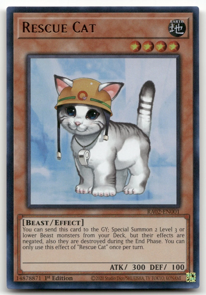 【ARS10】RESCUE CAT レスキューキャット RA02-EN001 Rescue Cat RA02-EN001 25th Anniversary Rarity Collection II for