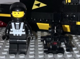 Lego 6894 Space Blacktron I Invader Complete Set Vintage Manual 1987!