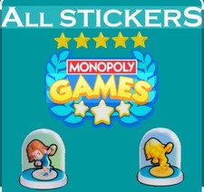 MONOPOLY GO - ALL 4 5 AND 6 STICKERS - HARRY POTTER GO ALBUM