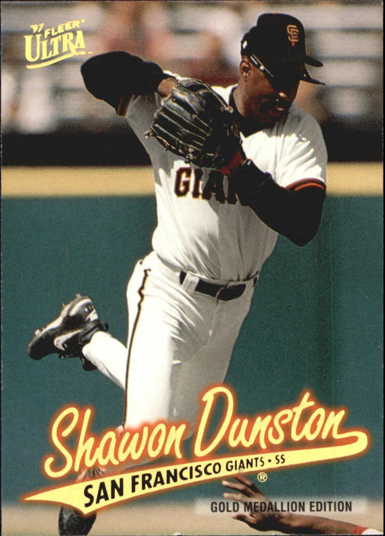 Shawon Dunston trading card