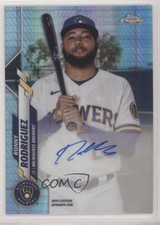 2020 Topps Chrome Update Target Prism Refractor 70/125 Ronny Rodriguez Auto 0c2