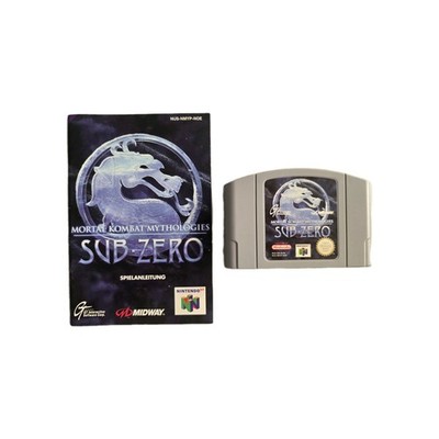 N64 Nintendo 64 Mortal Kombat Mythologies Sub-Zero Pal mit Anleitung Deutsch
