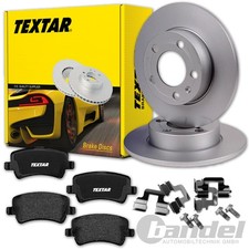 TEXTAR BREMSSCHEIBEN + BELÄGE HINTEN passend für VOLVO V70 V60 XC70 S60 S80