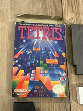 Tetris (Nintendo NES, 1989) CIB Complete w/ Poster & Inserts Tested Works