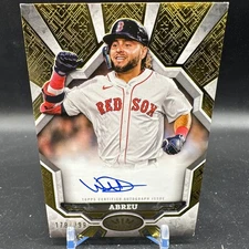 Wilyer Abreu Auto Break Out /299 2025 Topps Tier One #BOA-WA Red Sox