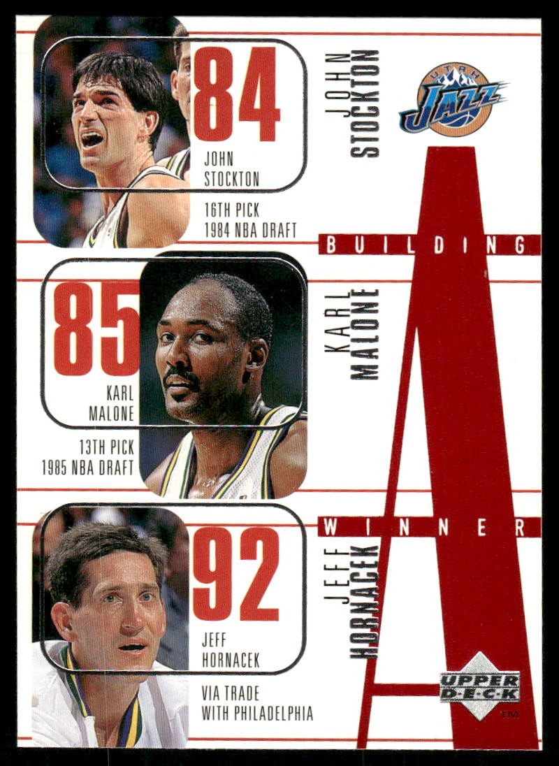 1996-97 Upper Deck #162 John Stockton / Karl Malone / Jeff Hornacek