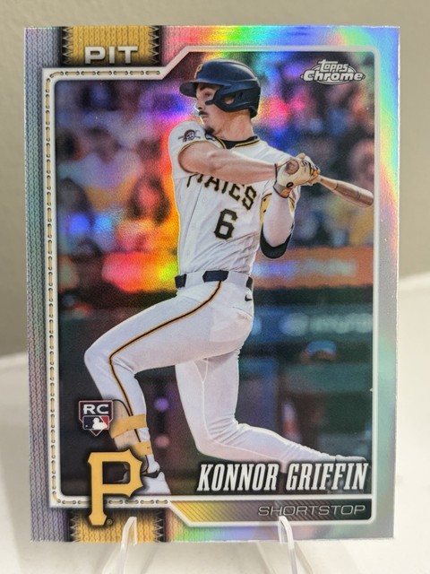 2026 Topps Chrome KONNOR GRIFFIN ROOKIE REFRACTOR #74 RC Pittsburgh Pirates