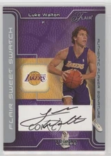 2003-04 Flair Sweet Swatch Auto /200 Luke Walton #SSA-LW Rookie Auto RC