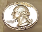1958 Gem CAMEO Proof Quarter 90% SILVER EYE CANDY Blazing  Surfaces #429