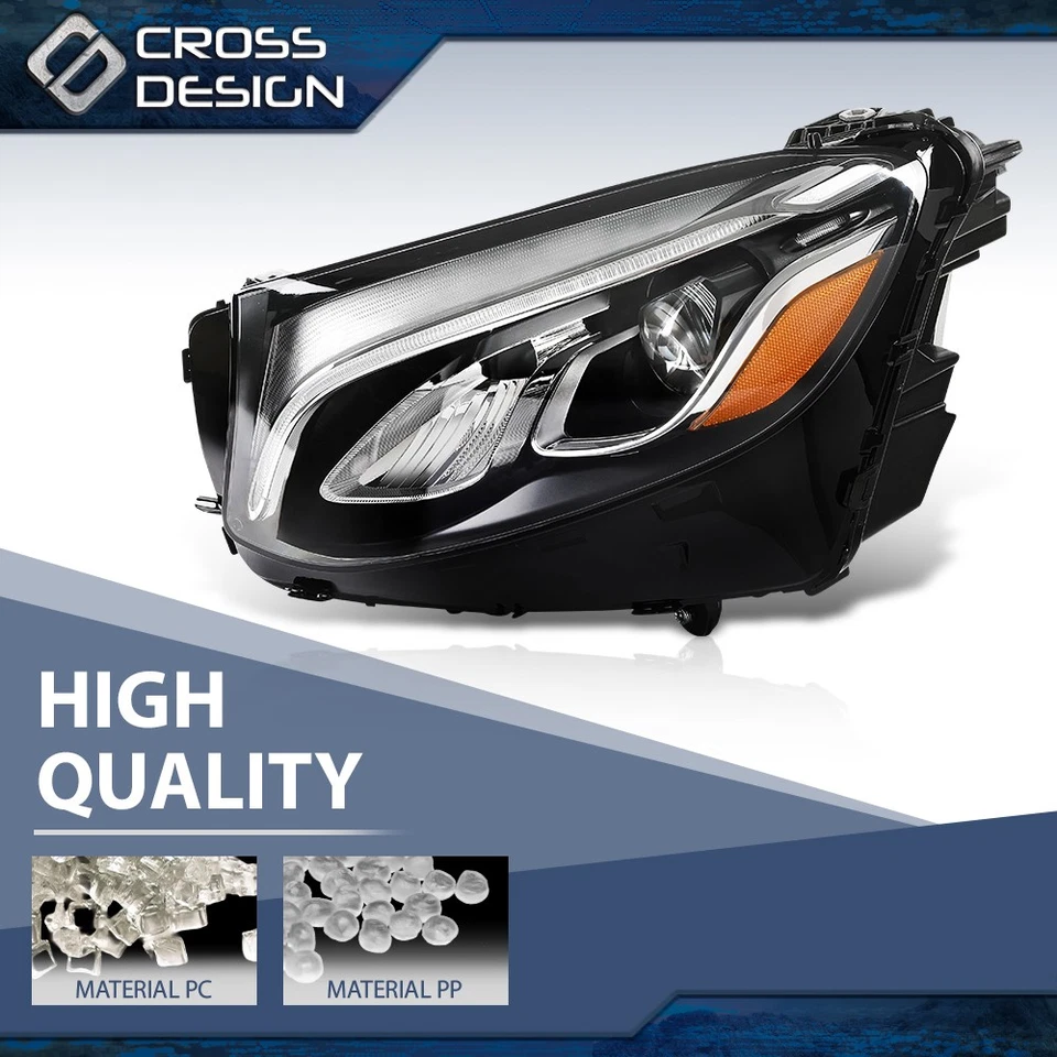 Faro LED sin AFS apto para Mercedes Benz GLC 2016-2019 lado izquierdo del conductor Foto 4 de 4