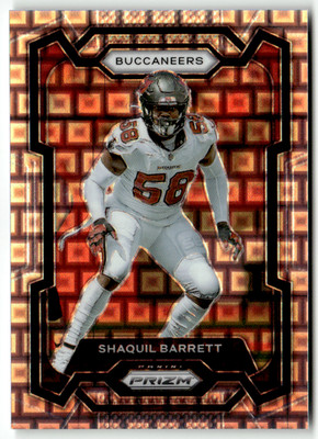Panini 2023 Prizm NFL No. 281 Shaquil Barrett Pandora Prizm 218/400
