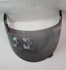 NEW GMAX Smoke Motorcycle Helmet Face Shield With Fleece Cover