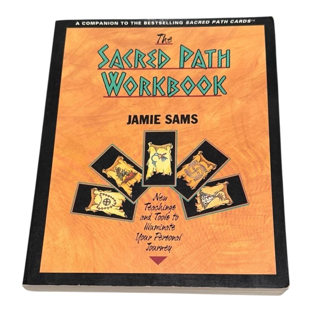 Vintage Sacred Path Workbook Jamie Sams Spiritual Native American Softcover