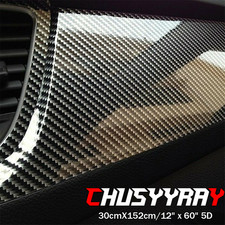 Auto Accessories 7d Glossy Carbon Fiber Vinyl Film Car Interior Wrap Stickers 