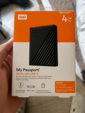 Unpack WD 4tb External Hard Drive 