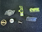 7 VINTAGE ABC TV PINS-WE’RE THE ONE,STILL THE ONE,25th ANNIVERSARY,COME ON ALONG — photo 1