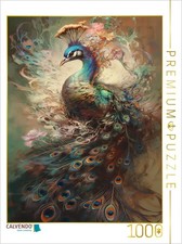 CALVENDO Puzzle Ein Motiv aus dem Kalender Malerische Pfaue 1000 Teile Lege-Gr