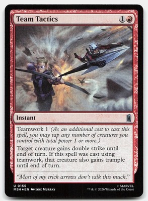 Team Tactics 155 MSH Magic: The Gathering U Foil NM