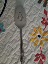 Customcraft Pierced  Stainless Pie Cake Server 