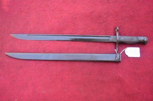 JAPAN TYPE 30 BAYONET, TOYADA JIDO SHOKKI SEISAKUSHO ARSENAL & STEEL SCABBARD