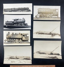 Baldwin Locomotive Works Locomotive Photo Lot & WW1 US Navy Railway Battery